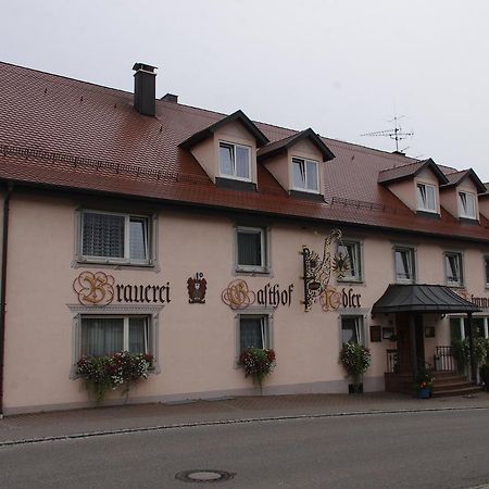 Brauereigasthof Adler Herbertingen Exterior foto
